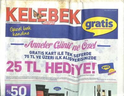 Hürriyet Gazetesi Kelebek Eki 7 Mayıs 2015 - Eşler Şıklık Yarışında, Slovak Düğünü GZ107249 - 1