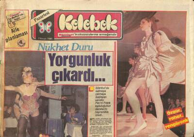 Hürriyet Gazetesi Kelebek Eki 7 Nisan 1986 - Sibel Egemene Mühendis Desteği Geldi,Sakat Bebek Doğumları Ve Alkol GZ95029 - 1
