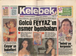 Hürriyet Gazetesi Kelebek Eki 7 Ocak 1992 - Fatma Girik İnönüye Kırgınım GZ63944 - 1