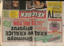 Hürriyet Gazetesi Kelebek Eki 7 Temmuz 1987- Sylvester Stallone Ve Fotomodel Karısı Vücut Dilimiz Anı Diyor GZ63711 - 1