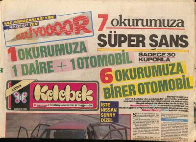 Hürriyet Gazetesi Kelebek Eki 8 Ağustos 1986 - Şöhret , Para Ve Mutsuzluk Onlarındı... * Elizabeth Taylor , Monty Clift Ve Mickey Rooney GZ92075 - 1