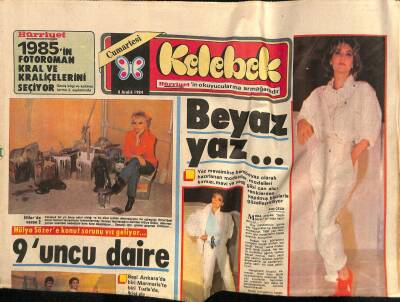 Hürriyet Gazetesi Kelebek Eki 8 Aralık 1984 - Hülya Sözere Konut Sorunu Vız Geliyor... GZ114937 - 1
