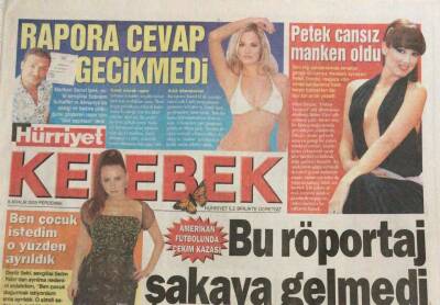 Hürriyet Gazetesi Kelebek Eki 8 Aralık 2005 -Helin Avşar Röportajı GZ45041 - 1