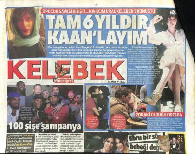 Hürriyet Gazetesi Kelebek Eki 8 Aralık 2015 - Kıvılcım Ural Tam 6 Yıldır Kaanlayım GZ115930 - 1