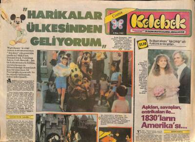 Hürriyet Gazetesi Kelebek Eki 8 Ekim 1982 - Kadın Severse Fotoromanı * Selma Güneri - İzzet Günay GZ114071 - 1