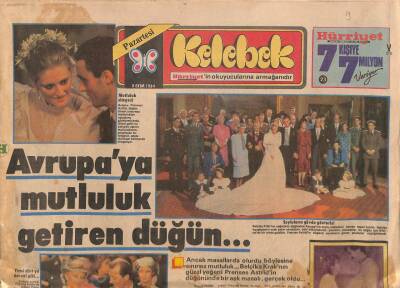 Hürriyet Gazetesi Kelebek Eki 8 Ekim 1984 - Gazanfer Özcan , 35 Yıl Önce Sol Kolunun Üstüne İki Kez Düşmüştü... GZ90680 - 1