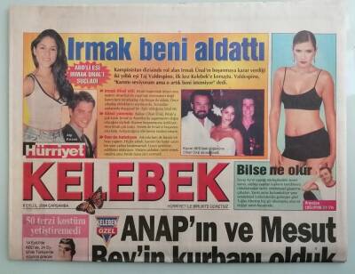 Hürriyet Gazetesi Kelebek Eki 8 Eylül 2004 Gülbenin Hediyesini Eski Eşiyle Aldı -GZ14834 - 1