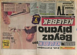 Hürriyet Gazetesi Kelebek Eki 8 Haziran 1987- Dallasta Üç Aday Çekişiyor GZ63740 - 2