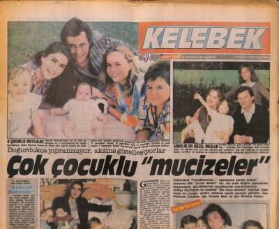 Hürriyet Gazetesi Kelebek Eki 8 Haziran 1988 - Dr. Vedat Yeğinsu Kadın-Doğum Uzmanı 3 Çocuk Karardır GZ93992 - 1