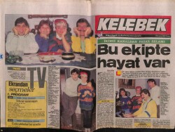 Hürriyet Gazetesi Kelebek Eki 8 Kasım 1987 - Harika Avcı - Cihan Ünal Fotoroman GZ63626 - 2