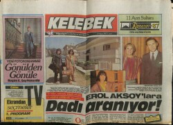 Hürriyet Gazetesi Kelebek Eki 8 Mayıs 1987 - Erol Aksoylara Dadı Aranıyor GZ61890 - 2