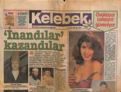 Hürriyet Gazetesi Kelebek Eki 8 Mayıs 1992 - Mükemmeliyetçi Gülben Ergen GZ63918 - 2