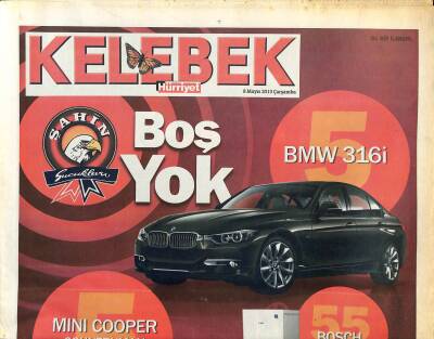 Hürriyet Gazetesi Kelebek Eki 8 Mayıs 2013 - Punka Saygı Duruşu - Kenan Erçetingöz Aşık Dokunmayın GZ115973 - 1