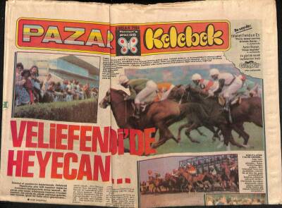 Hürriyet Gazetesi Kelebek Eki 8 Nisan 1984 - Veliefendinin Tarihçesi... GZ91004 - 1