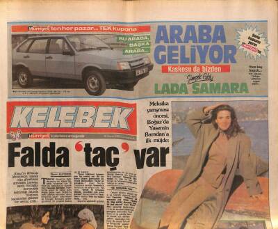 Hürriyet Gazetesi Kelebek Eki 8 Nisan 1989 - Şimdi de Bilgisayar Zayıflatıyor GZ113689 - 1