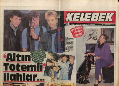 Hürriyet Gazetesi Kelebek Eki 8 Ocak 1987 - Selma Güneri Sinemayı Özlemiş GZ63536 - 1