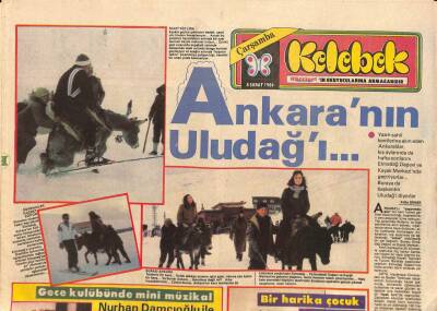 Hürriyet Gazetesi Kelebek Eki 8 Şubat 1984 - Nurhan Damcıoğlu İle Rumbadan Rumbaya GZ114750 - 1