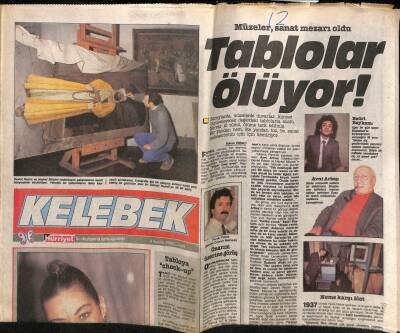 Hürriyet Gazetesi Kelebek Eki 9 Aralık 1988 - Müzeler , Sanat Mezarı Oluyor GZ82859 - 1