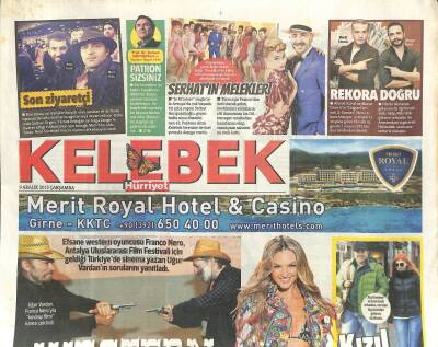 Hürriyet Gazetesi Kelebek Eki 9 Aralık 2015 - Podyumdaki Güzel Candice Swanepoel GZ115929 - 1