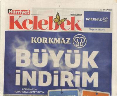 Hürriyet Gazetesi Kelebek Eki 9 Aralık 2018 - Yeni Nesil Seyehatın Sihirli Kelimesi GZ96644 - 1
