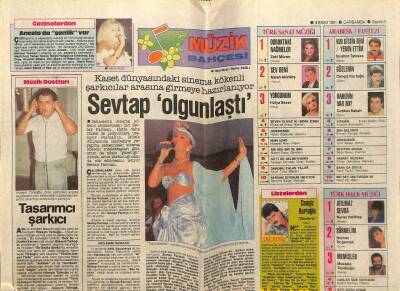 Hürriyet Gazetesi Kelebek Eki 9 Ekim 1991 - Sevtap Parman Olgunlaştı GZ78320 - 1