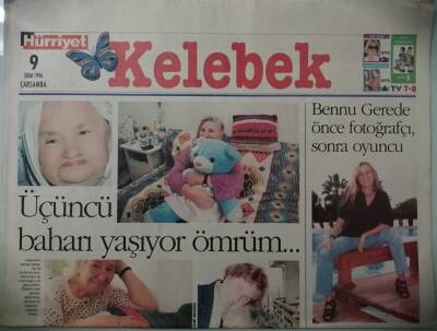 Hürriyet Gazetesi Kelebek Eki 9 Ekim 1996 Varoşdan Çıktı Hayallerine Kavuştu -GZ37240 - 1