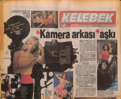 Hürriyet Gazetesi Kelebek Eki 9 Haziran 1988 - Hollywoodlu Kadın Yönetmenler Bir Yılda 36 Film Çekti GZ93993 - 1