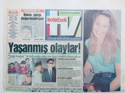 Hürriyet Gazetesi Kelebek Eki 9 Haziran 1993 - Komşunun Necoya Ettiği GZ42774 - 1