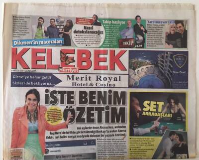 Hürriyet Gazetesi Kelebek Eki 9 Haziran 2014 - Asena Erkin Ruh Halini Soyal Medyada Dolaşan Bir Yazıyla Özetledi GZ26937 - 1