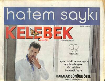 Hürriyet Gazetesi Kelebek Eki 9 Haziran 2014 - Hande Yenerden Albüm Pozu GZ116081 - 1