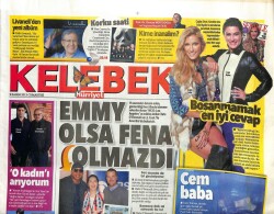 Hürriyet Gazetesi Kelebek Eki 9 Kasım 2013 - Zülfü Livaneliden Yeni Albüm - Sinem Kobal Ağladı GZ100496 - 2