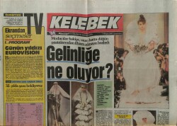 Hürriyet Gazetesi Kelebek Eki 9 Mayıs 1987 - Gelinliğe Ne Oluyor? GZ61889 - 1
