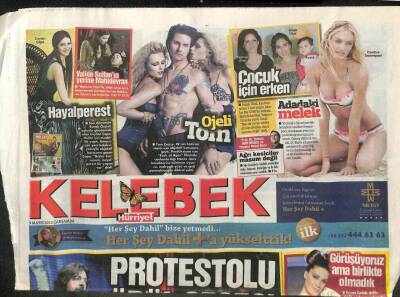 Hürriyet Gazetesi Kelebek Eki 9 Mayıs 2012 - Valide Sultanın Yerine Mahidevran GZ113054 - 1