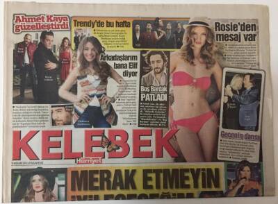 Hürriyet Gazetesi Kelebek Eki 9 Nisan 2012 - Fettah Can İle Röportaj GZ25163 - 1