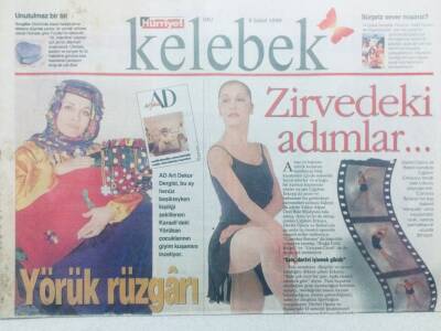 Hürriyet Gazetesi Kelebek Eki 9 Şubat 1999 - Zirvedeki Adımlar GZ42231 - 1