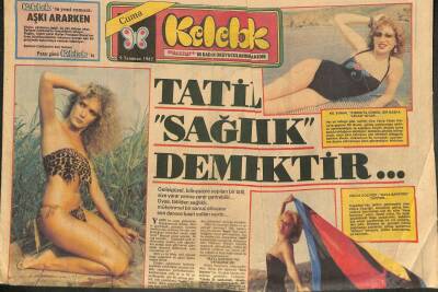 Hürriyet Gazetesi Kelebek Eki 9 Temmuz 1982 - Ahu Tuğbaya Tatil Zehir Oldu GZ114044 - 1