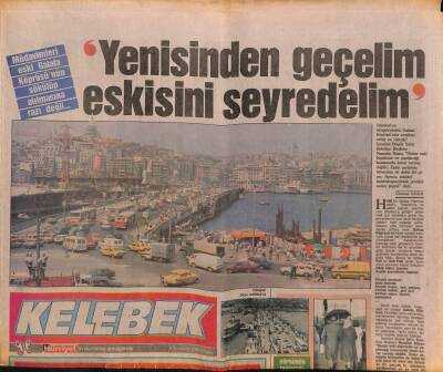 Hürriyet Gazetesi Kelebek Eki 9 Temmuz 1989 - Cüneyt Arkınla TRT Arasındaki Çetin Pazarlık GZ90717 - 1