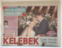 Hürriyet Gazetesi Kelebek Eki 9 Temmuz 2004 - 50 Milyon Dolarlık Adamın Düğünü GZ5371 - 2