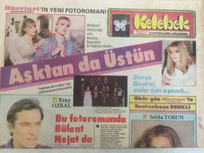 Hürriyet Gazetesi Kelebek Eki - Derya Baykal Sizler İçin Oynadı GZ35192 - 1