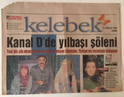 Hürriyet Gazetesi Kelebek Eki - Kanal Dde Yılbaşı Şöleni GZ31357 - 1