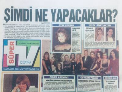 Hürriyet Gazetesi Kelebek Tv Eki 10 Temmuz 1993 - Tansu Çillerin Tarotu GZ40456 - 1