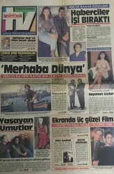 Hürriyet Gazetesi Kelebek Tv Eki 12 Mayıs 1993-Neco İle Her Hafta Bir Ülkeyi Gezeceğiz GZ45361 - 1