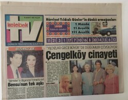 Hürriyet Gazetesi Kelebek TV Eki 14 Şubat 1993 - TRTde Yanlış Sürüyor GZ13578 - 2