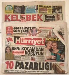 Hürriyet Gazetesi Kelebek Ve Pazar Eki İle 4 Aralık 2012 - Aşk Uğruna 4 Kişi Öldü GZ7266 - 1