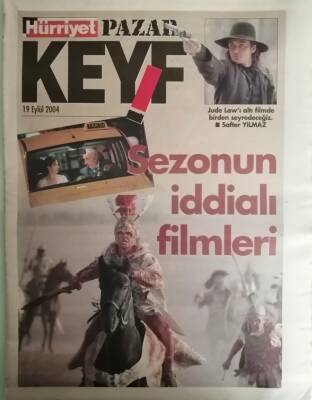 Hürriyet Gazetesi Keyf Eki 19 Eylül 2004 Sezonun İddialı Filmleri -GZ44837 - 1