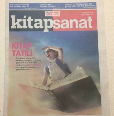 Hürriyet Gazetesi Kitap Sanat Eki 18 Ocak 2019 - Kitap Tatili GZ47075 - 1