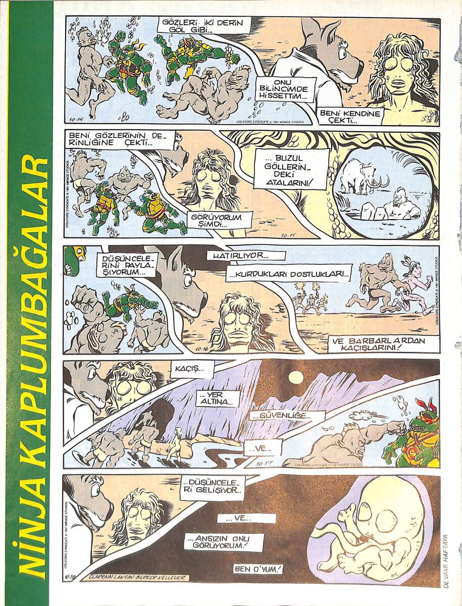 Hürriyet Gazetesi Magazin Dergisi 17-23 Kasım 1991 - Ninja Kaplumbağalar - Kadir İnanır - Atilla İlhan - Marilyn Monroe - Naomi Campbell NDR87835 - 2