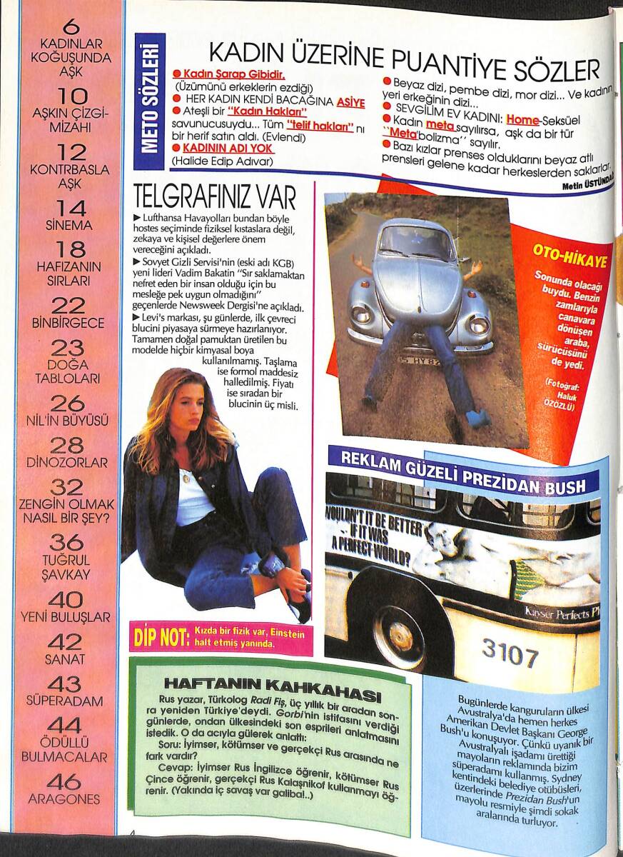 Hürriyet Gazetesi Magazin Dergisi 5 Ocak 1992 - Robin Williams - Hafızanın Sırları - Tuğrul Şavkay NDR87829 - 1