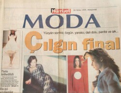 Hürriyet Gazetesi Moda Eki 28 Ekim 1999- Kime Estetik Yapılır GZ45078 - 2