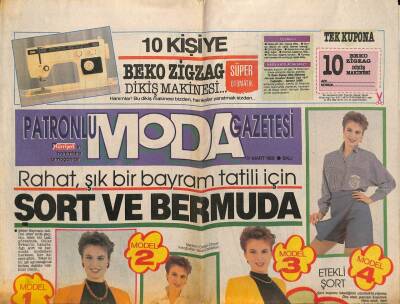 Hürriyet Gazetesi Moda Eki 31 Mart 1992 - Guy Laroche , Son Derece Genç Ve Havalı Bir Koleksiyon Hazırlamış... GZ94263 - 1